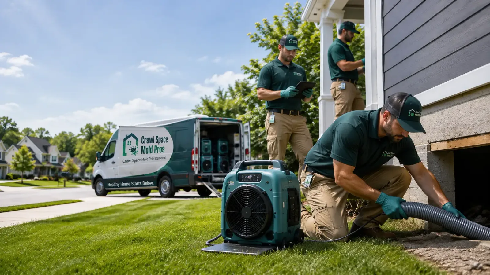 Crawl Space Mold Removal in Lake Crystal, MN